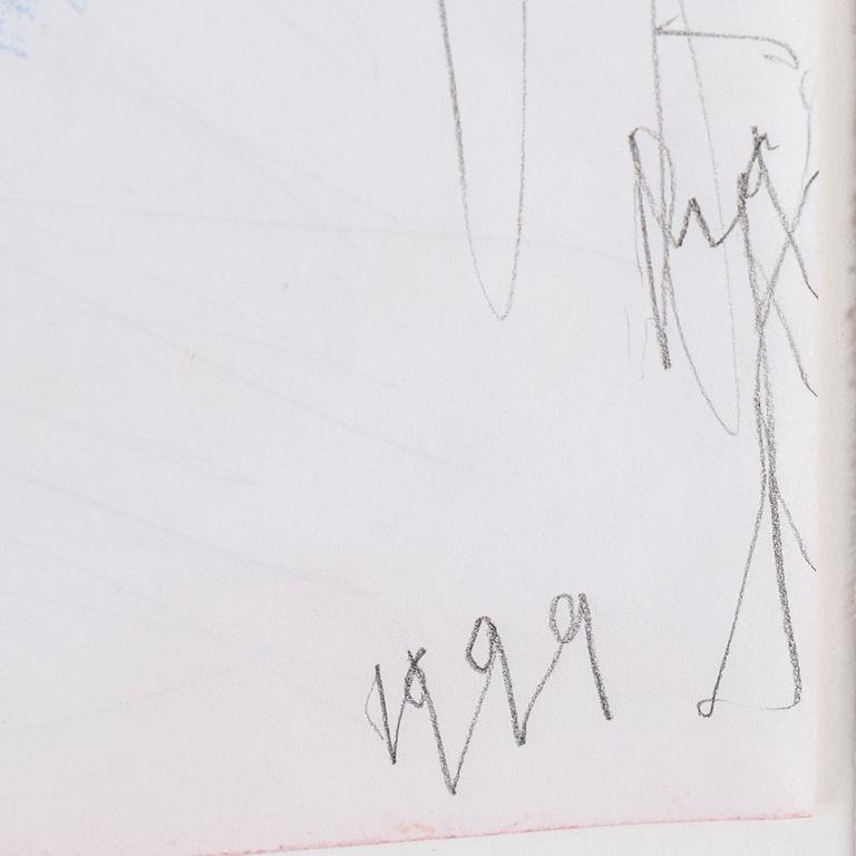 EDDIE FIGGE, pastel, signed and dated 1999.