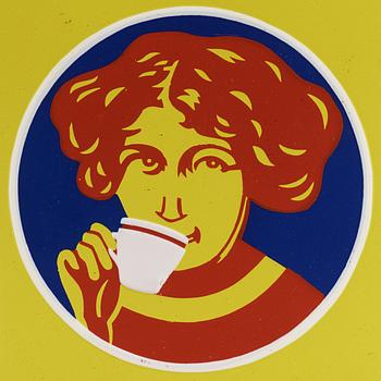 Emaljskylt, "Brana kaffe", 1900-talets första del.