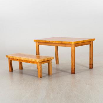 TABLE AND BENCH, Sweden second half of 20th century.