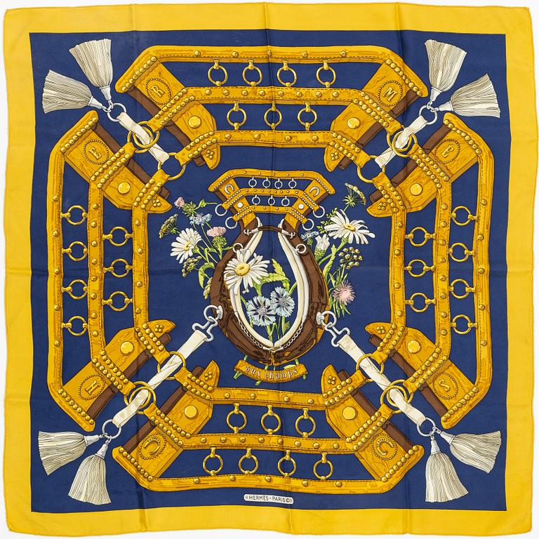Hermès, scarf, "Aux Champs".