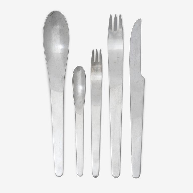 Arne Jacobsen, bestickservis, 32 delar, Georg Jensen, Danmark.