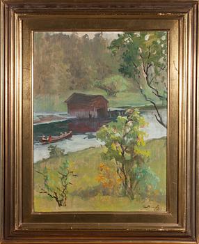 CARL BENGTS, olja på skiva, signerad och daterad 1933.