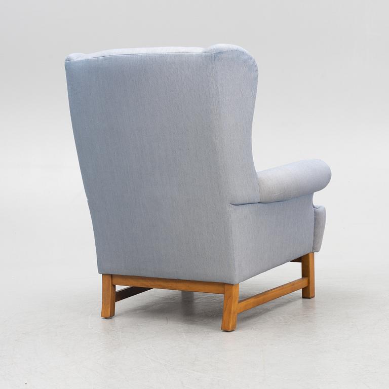 Ragnar Helsén, an "oxford" armchair, Stjärnmöbler, Herrljunga, second half of the 20th century.