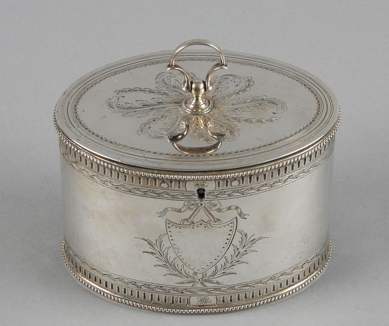 SOCKERSKRIN, silver, Charles Aldrige & Henry Green, London, England, 1782-83. 357 g.