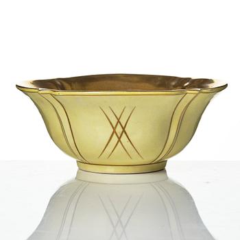 Wilhelm Kåge, Ask and bowls, 2 pcs, Gustavsberg 1927, 1929 and 1932.