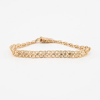 Bracelet 18K gold x-link.