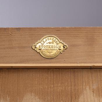 A cabinet from C.E. Jonsson Möbelfabrik, Sweden, early 20th Century.