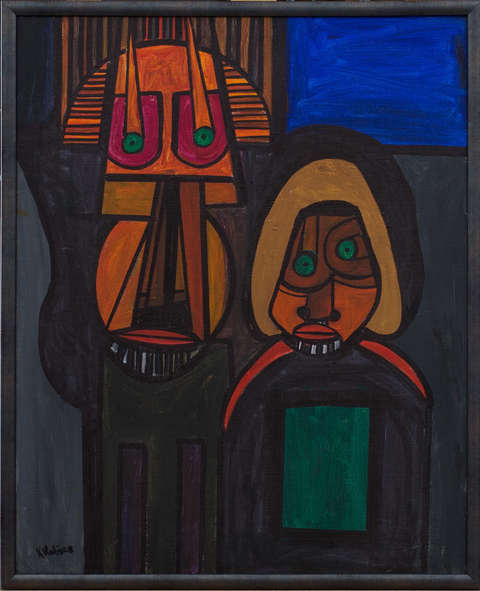 KJELL HOBJER, olja på duk, signerad.