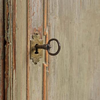 A Swedish late Baroque cabinet, first part 18th century.