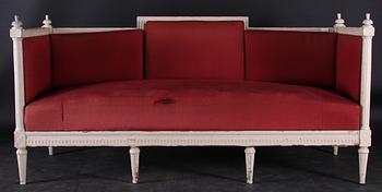 SOFFA, gustavianskt provinsarbete, 1800-talets början.