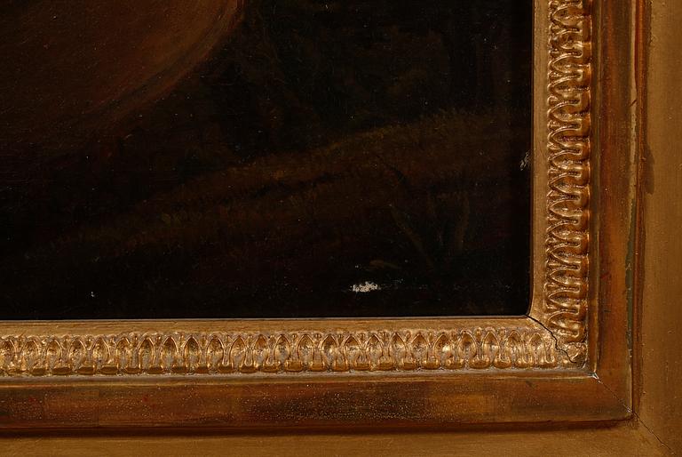 OKÄND KONSTNÄR, olja på duk, 1800-tal.