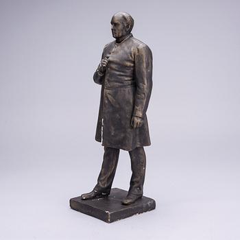 WALTER RUNEBERG, skulptur, patinerad gips, osignerad.