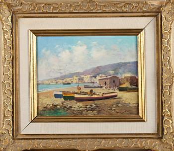 GIUSEPPE TESA, olja på duk, signerad.