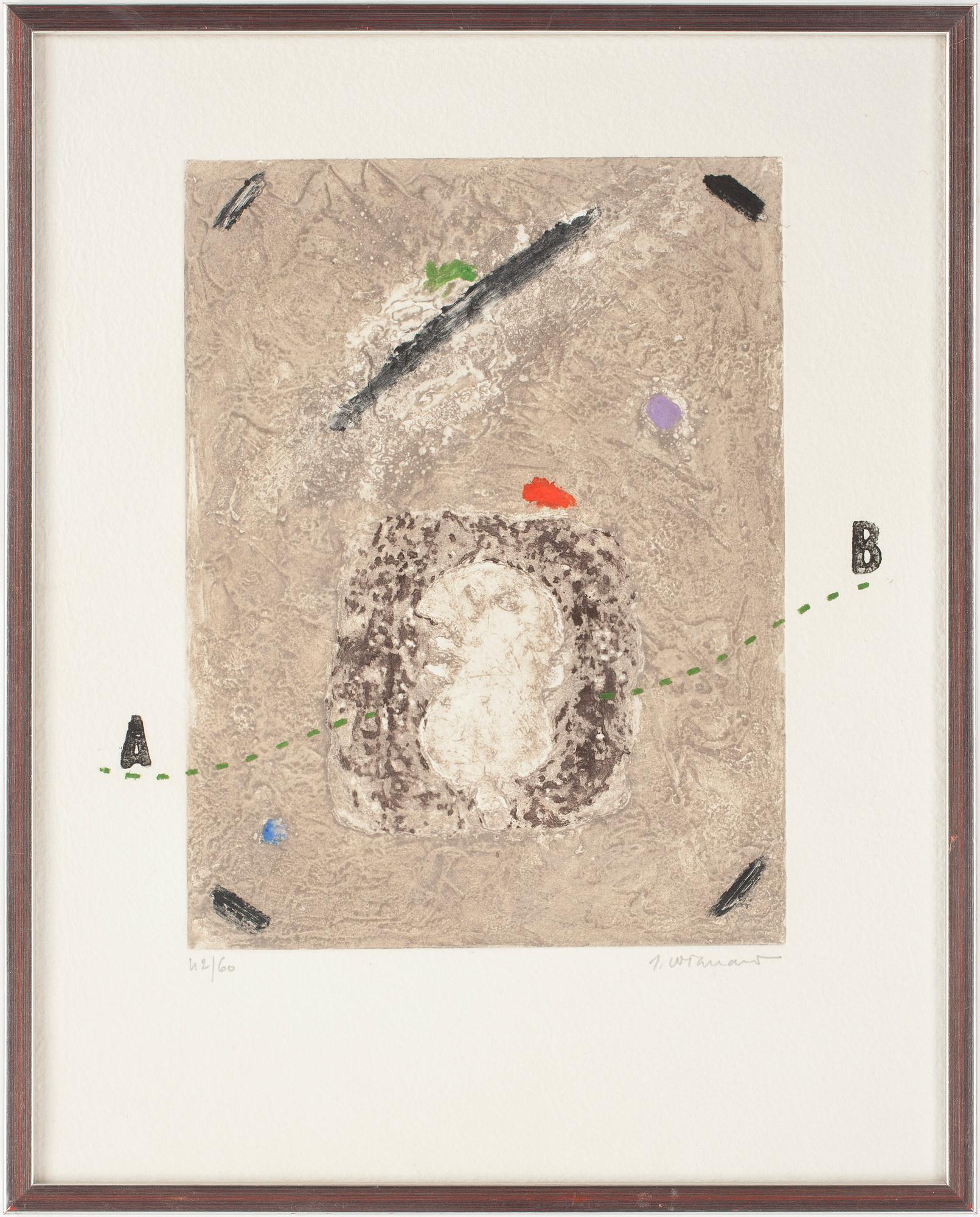 JAMES COIGNARD, karborundumetsning. Signerad och numrerad 42/60.