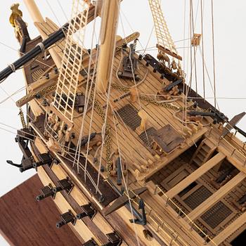 Model ship, the battleship 'Victory', 2010.