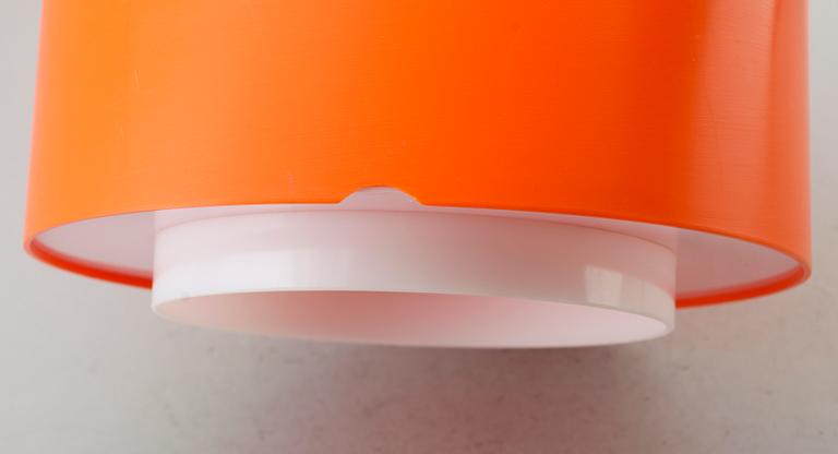 TAKLAMPOR, 4 st, Uno & Östen Christiansson för Luxus, 1900-talets andra hälft. Höjd ca 27 cm.