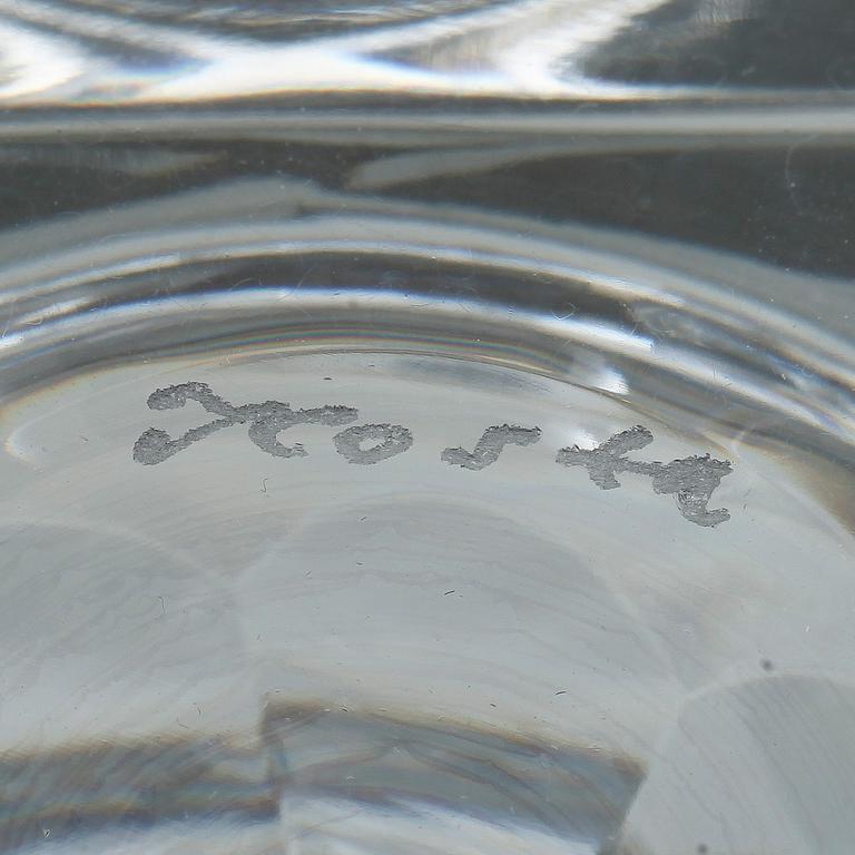 GLASSERVIS, 88 delar, "Kent", Kosta.