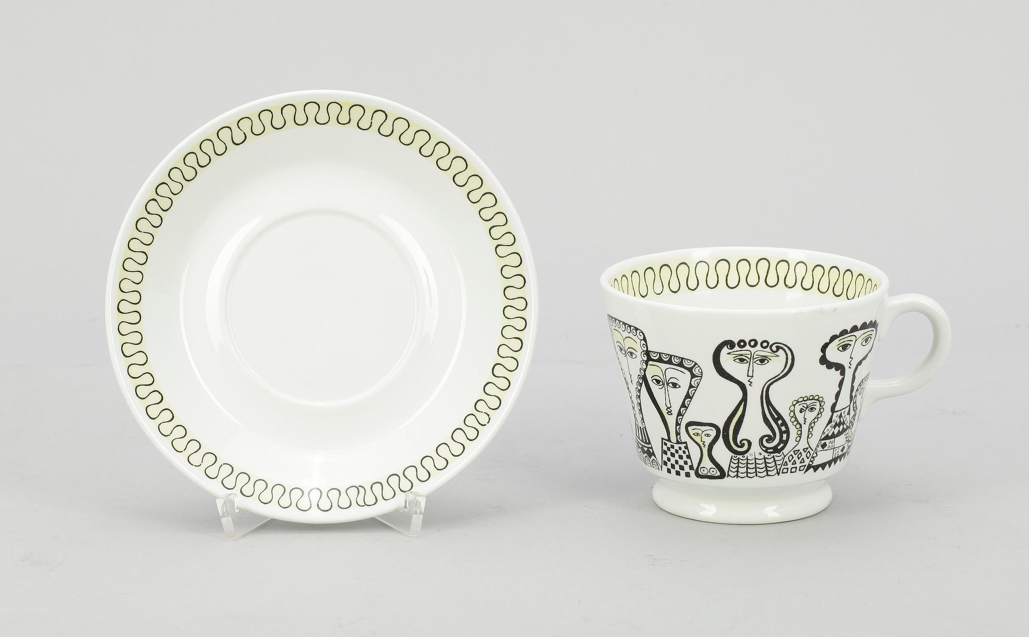 TEKOPP, porslin, Birger Kaipainen, Arabia, Finland, 1900-talets mitt.