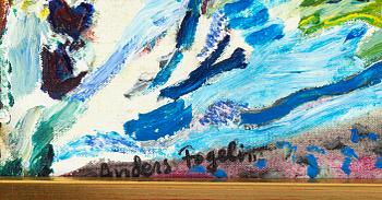 ANDERS FOGELIN, oil on canvas/panel, signed.