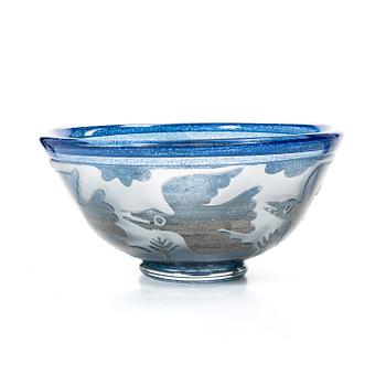Bertil Vallien, a bowl, Boda Ateljé.