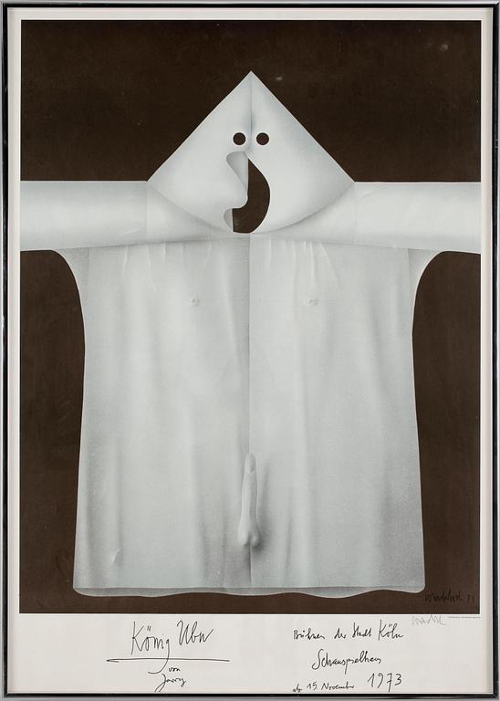 PAUL WUNDERLICH, litografier, 3 st, sign.