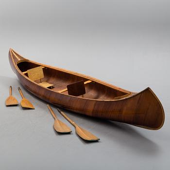 A CANOE. Manufactured by ABC, Kungälv (AB bröderna Claesson). 1960s. Signed with label.