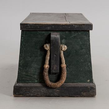 A 19th century seaman's chest.