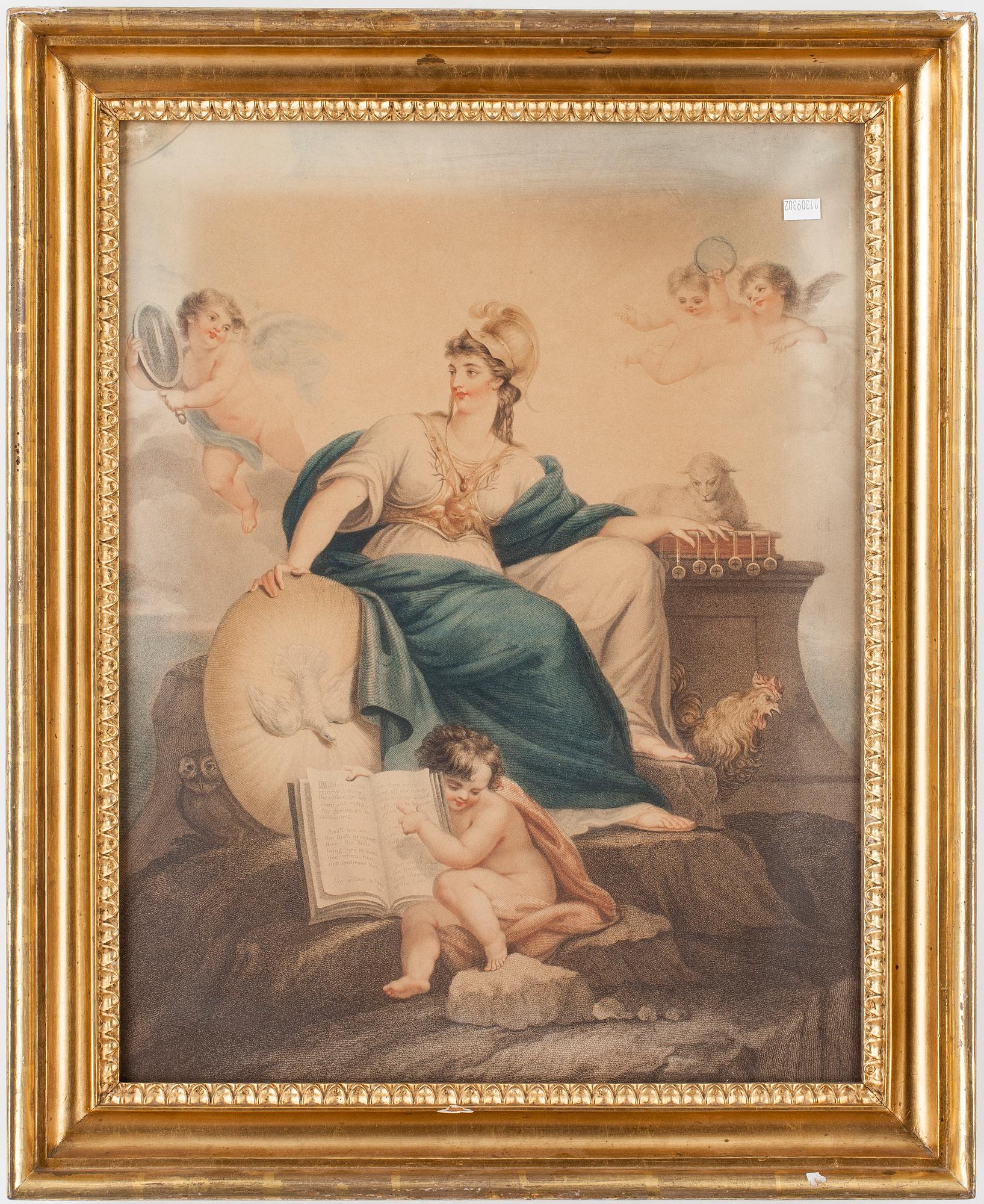 JOHN FRANCIS RIGAUD, efter, färggravyrer, komponerade av Alderman Boydell, utgivna 1799.