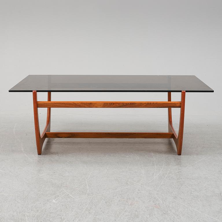 An 'Arabesk' rosewood coffee table, Wards Ateliéer, Tibro, circa 1965.