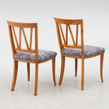 Carl Malmsten, eight 'Pyramid' chairs, second part of the 20th century.