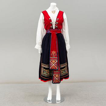 A traditional Swedish dress from Värend.