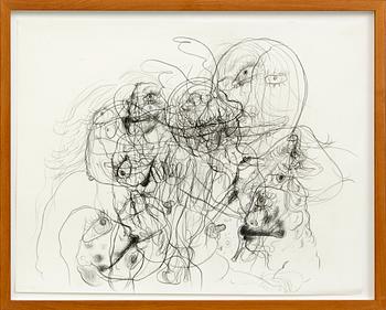 Bjarne Melgaard, drawing, unsigned.