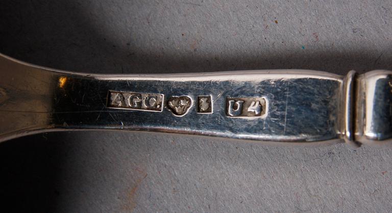 SOPPSLEV, silver, Anders Gustaf Carlberg Eksjö,  1850.