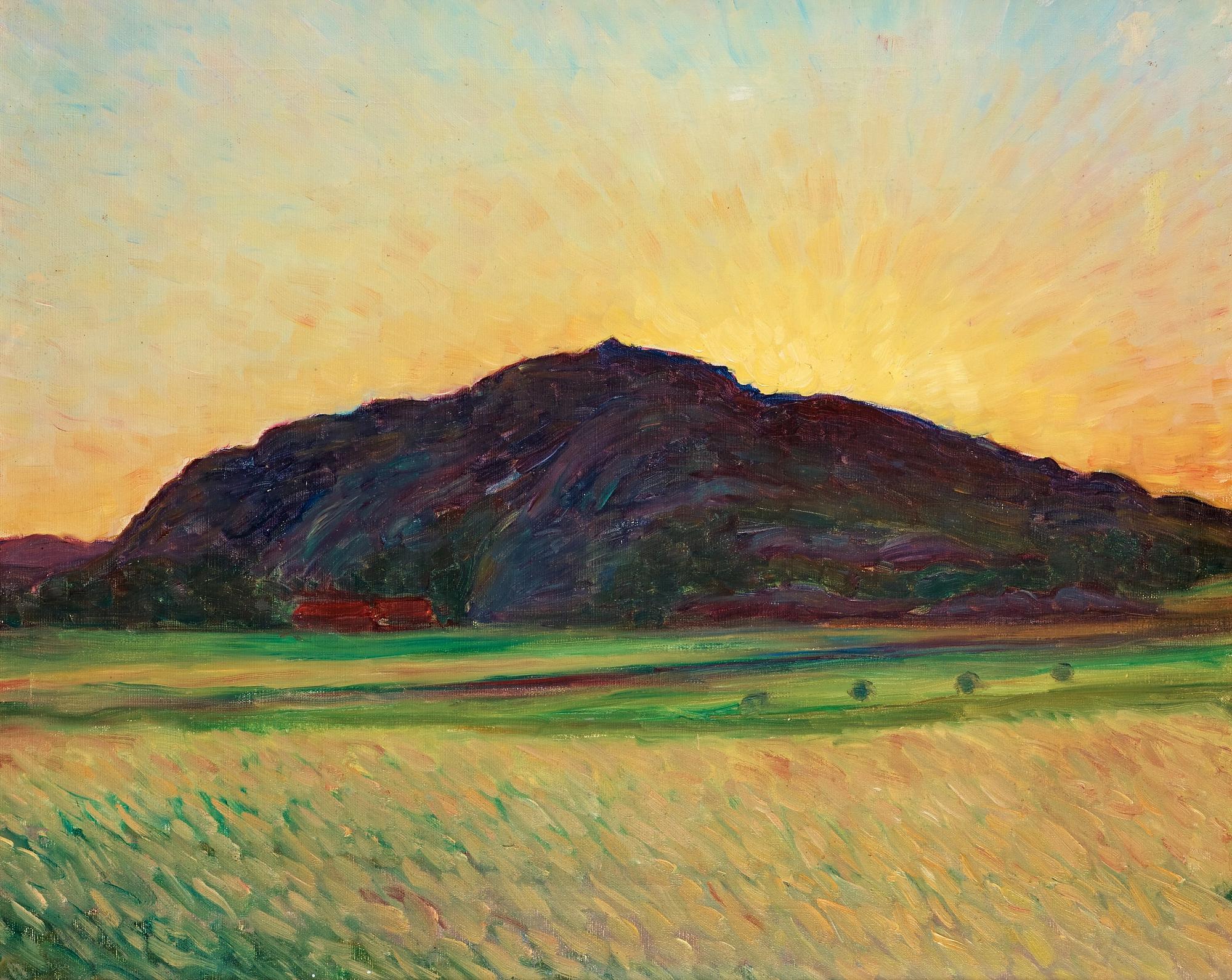 Karl Nordström, "Borreberget, Tjörn".