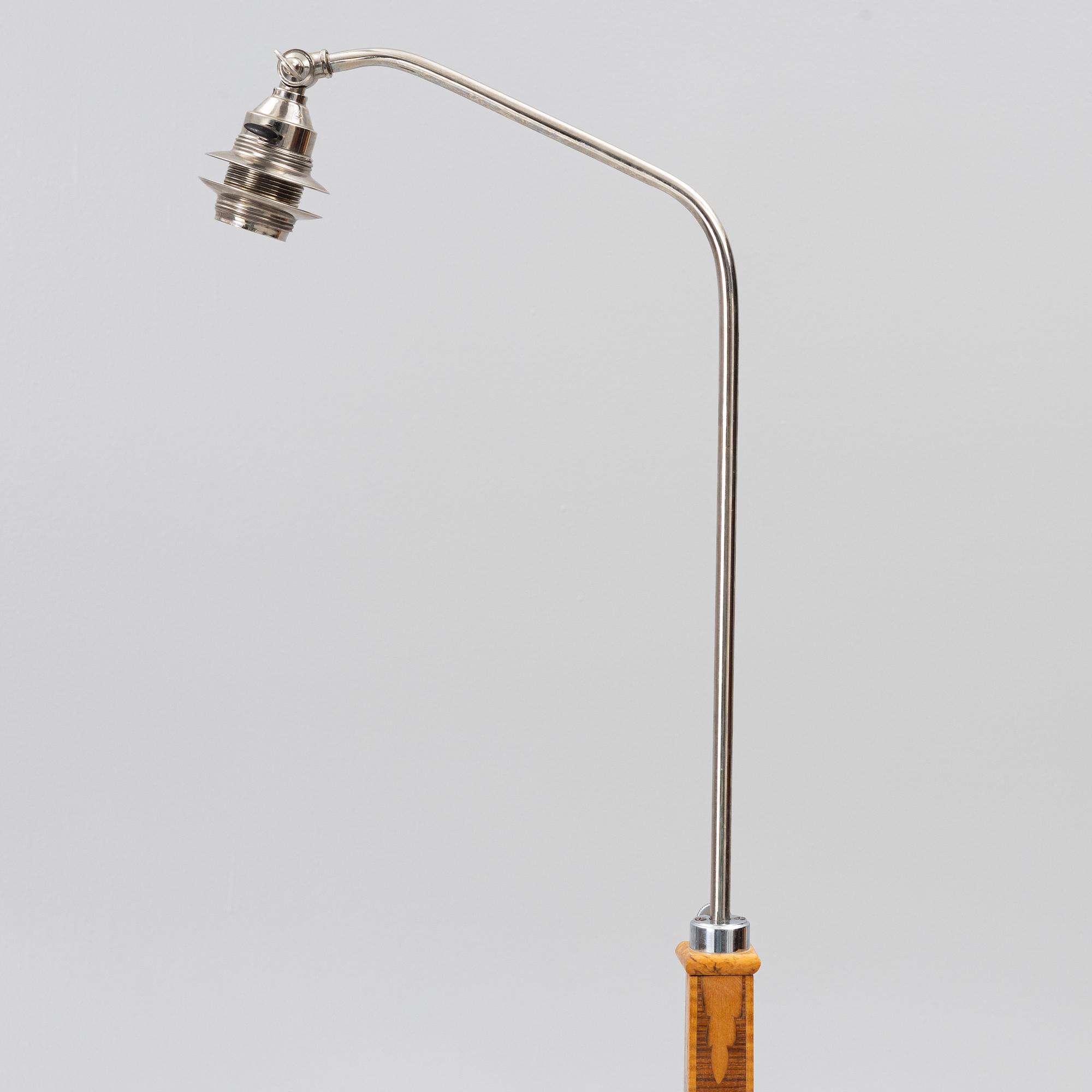 Birger Ekman, attributed to, a floor lamp, 1930s.