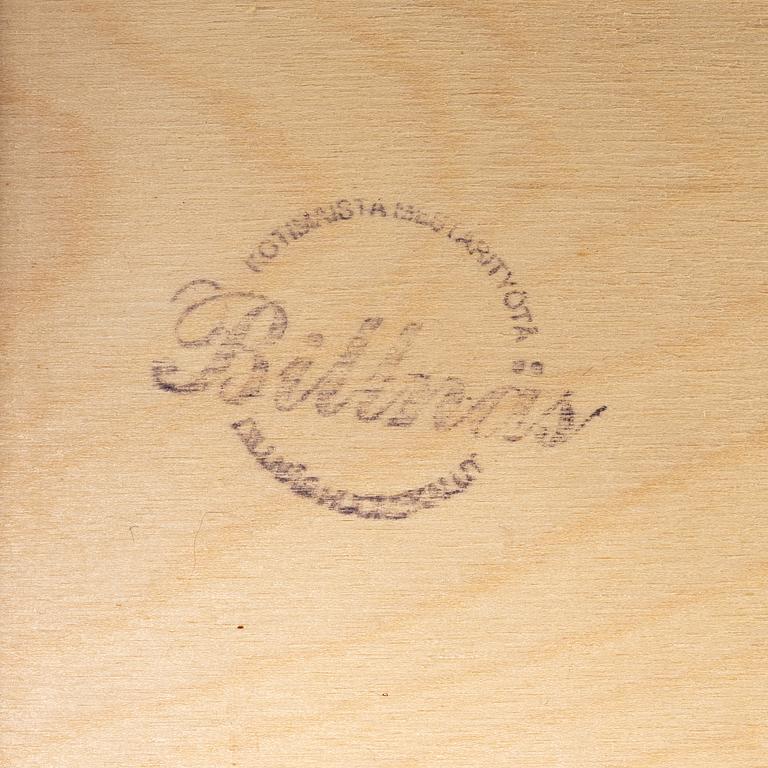 Bookcase with glass doors, 7 modules, Billnäs.