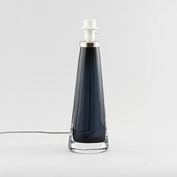 BORDSLAMPA, glas, Carl Fagerlund, Orrefors, 1900-talets andra hälft.