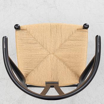 Hans J. Wegner, a model CH-24/'Wishbone' chair, Carl Hansen, Denmark, 21st century.