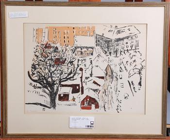 Sven X:et Erixson · ERIXSON, SVEN X:ET. Färglitografi. Sign o numr 117/260.