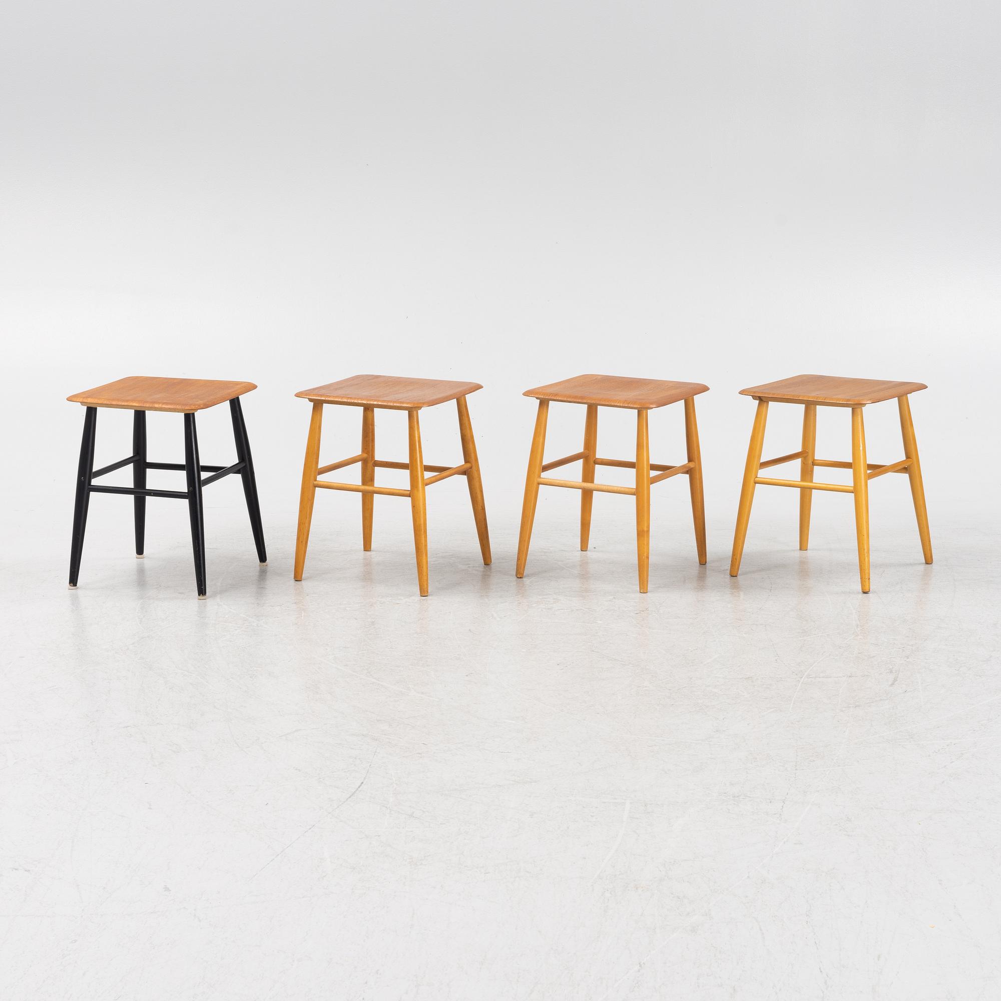 Pallar, 4, st ” Fanett ”, Edsbyverken, 1960-tal.