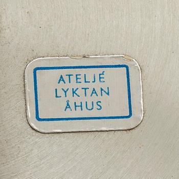 ANDERS PEHRSON, taklampa, "Knubbling", Atelje Lyktan, Åhus, 1970-tal.