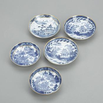 SERVISDELAR, 6 delar, Kina, Qing dynastin, omkr år 1800.
