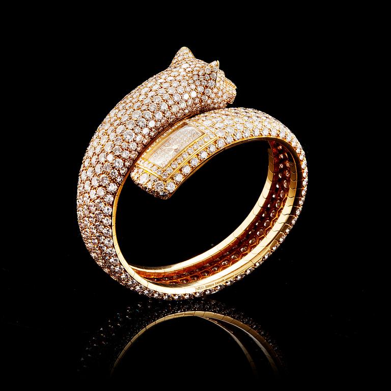 Cartier "Panthère" damarmbandsur.