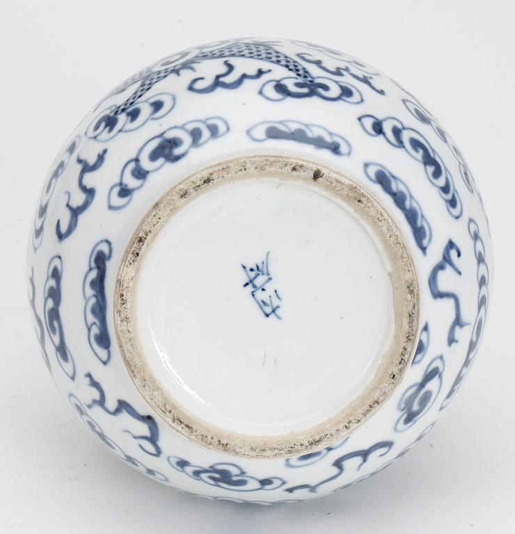 VAS, porslin, Kangxistil, Kina.