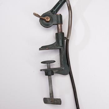 INDUSTRILAMPA, stämpelmärkt Idman, 1900-talets mitt.