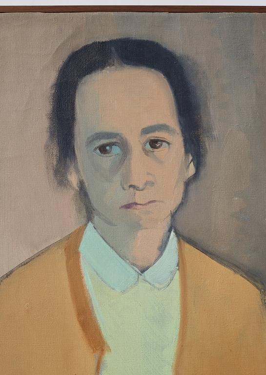 Vera Frisén, oil on relined canvas, signed.