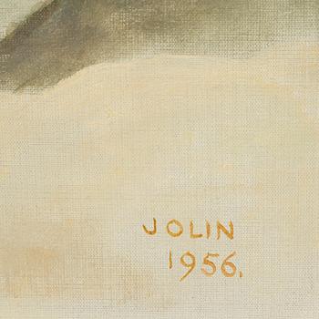 EINAR JOLIN, oil on canvas, signed and dated 1956.