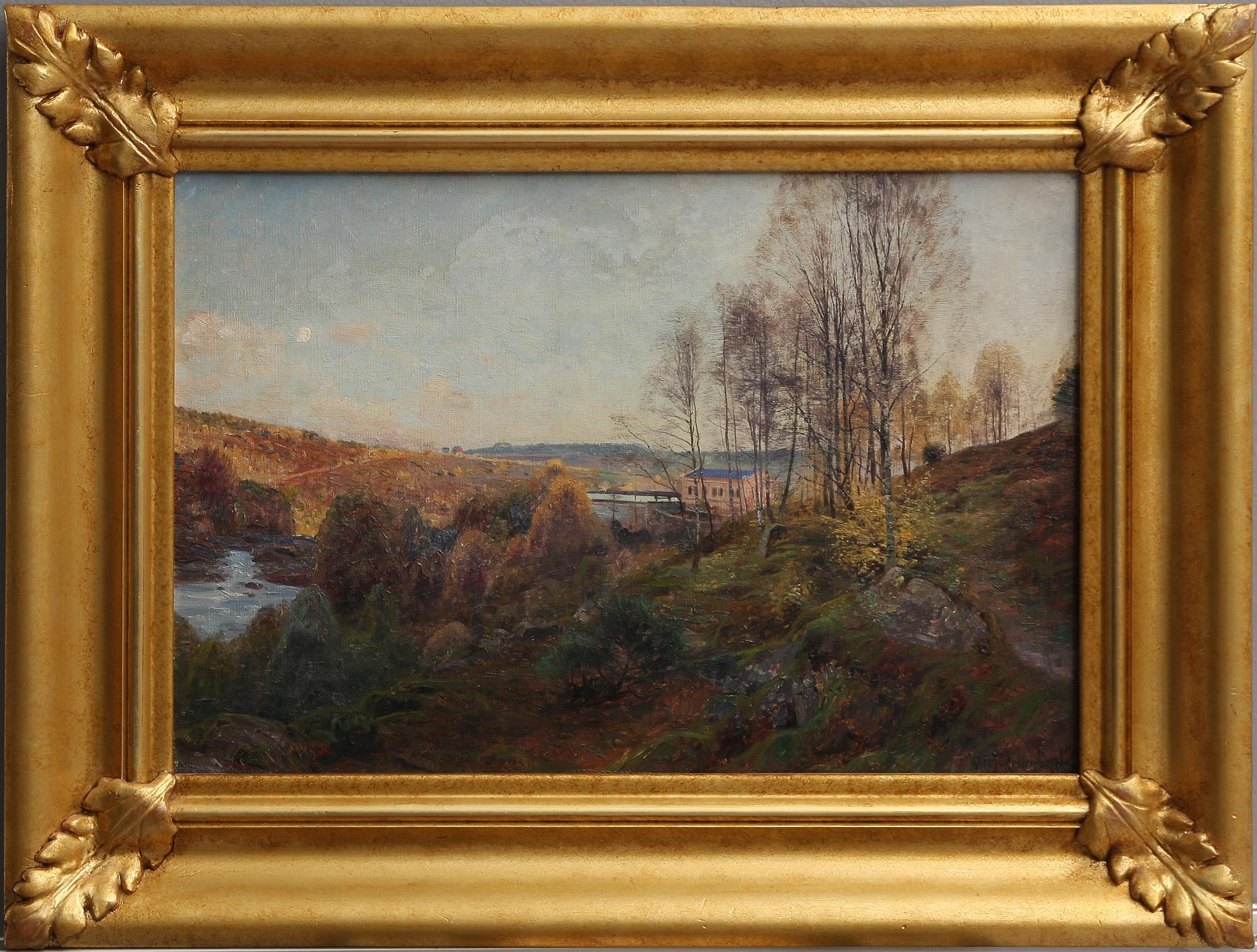 OLOF KRUMLINDE, olja på duk, sign.