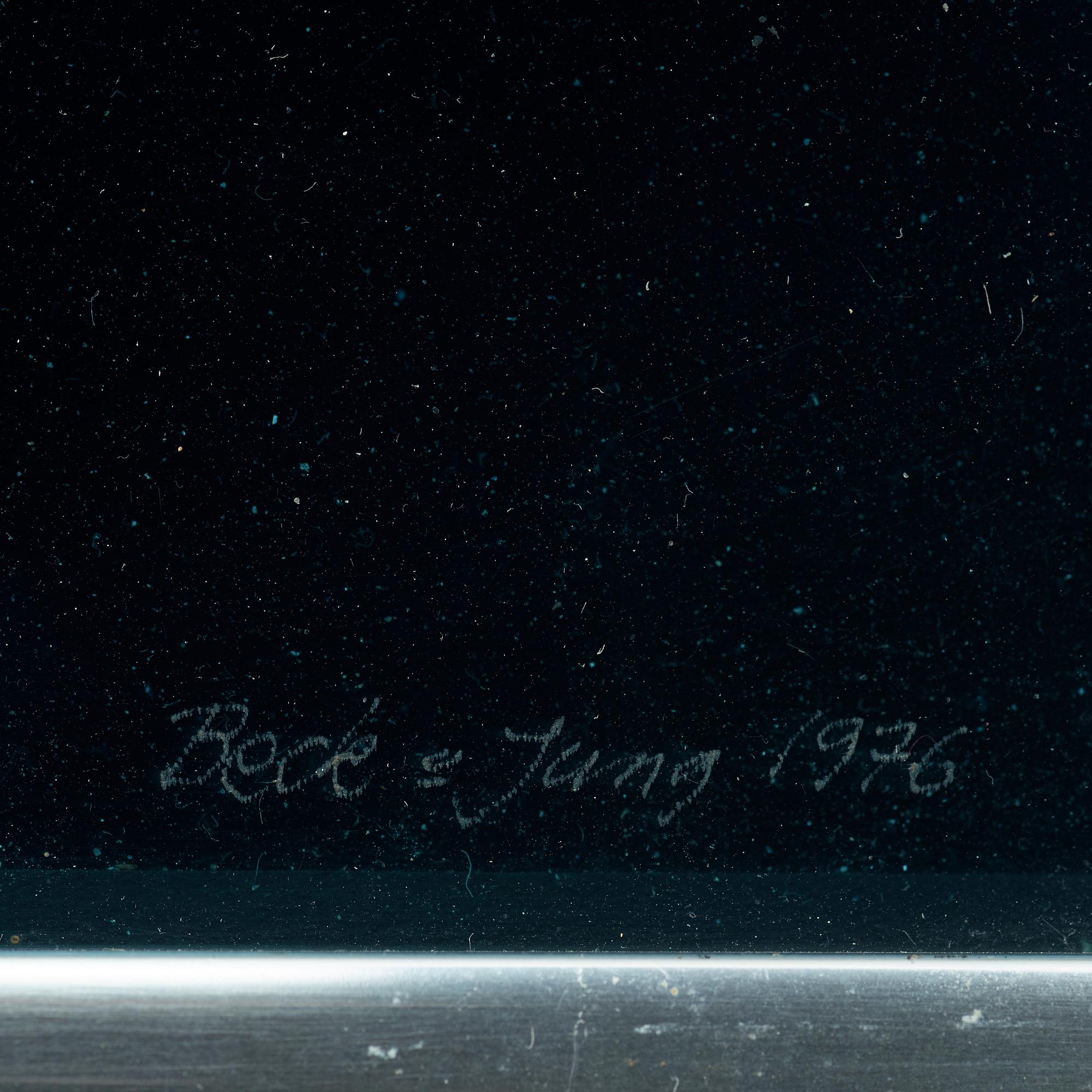 A Beck & Jung multiple 'Blå-52' signed and dated 1976.