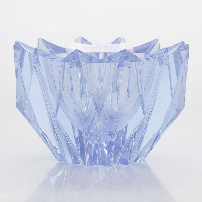 Aimo Okkolin, skål, "Näckros", signerad Aimo Okkolin Riihimäki oy.